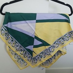Emilio Pucci mulitcolor silk scarf